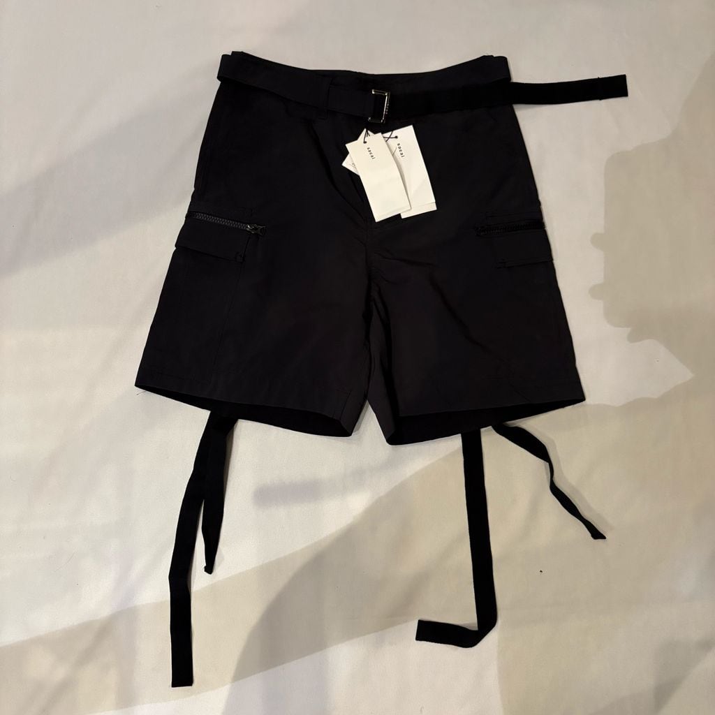 Sacai サカイ 24SS Matte Taffeta Shorts ハーフパンツ 24-03361M