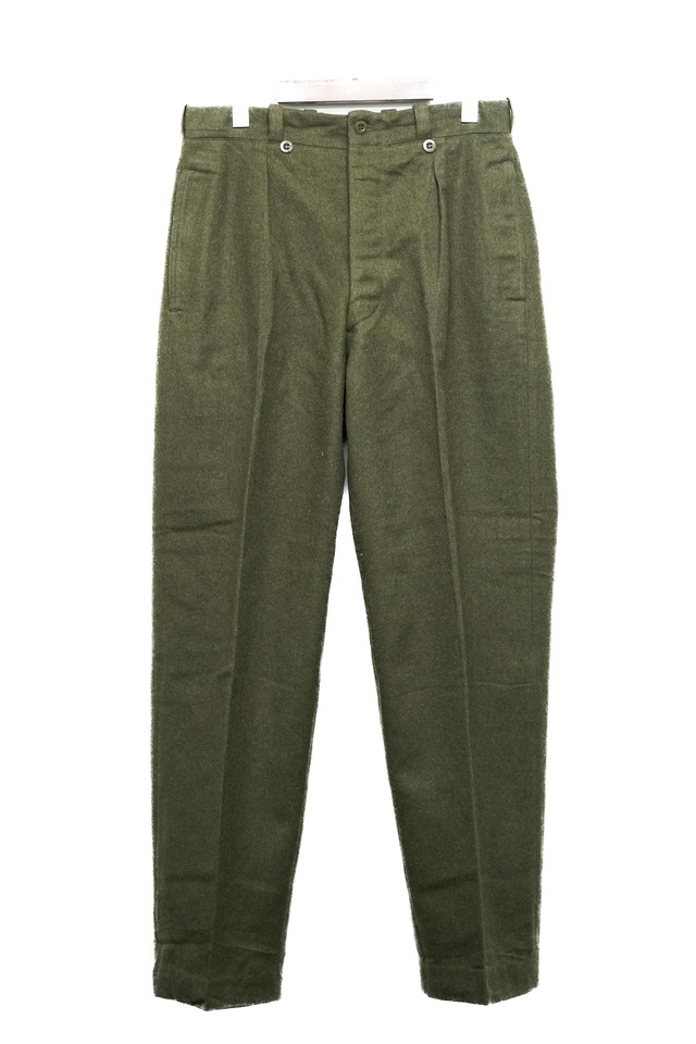 【DEAD-STOCK】50~60's "FRENCH MILITARY" M-52 Wool Trousers