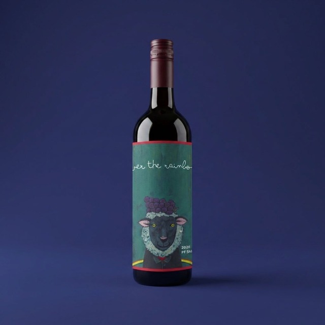 【2027年 干支ラベルワイン】令和9年 未年「羊」ラベルワイン オーバー ザ レインボー シラーズ 赤ワイン~Over The Rainbow Shiraz~(750ml)