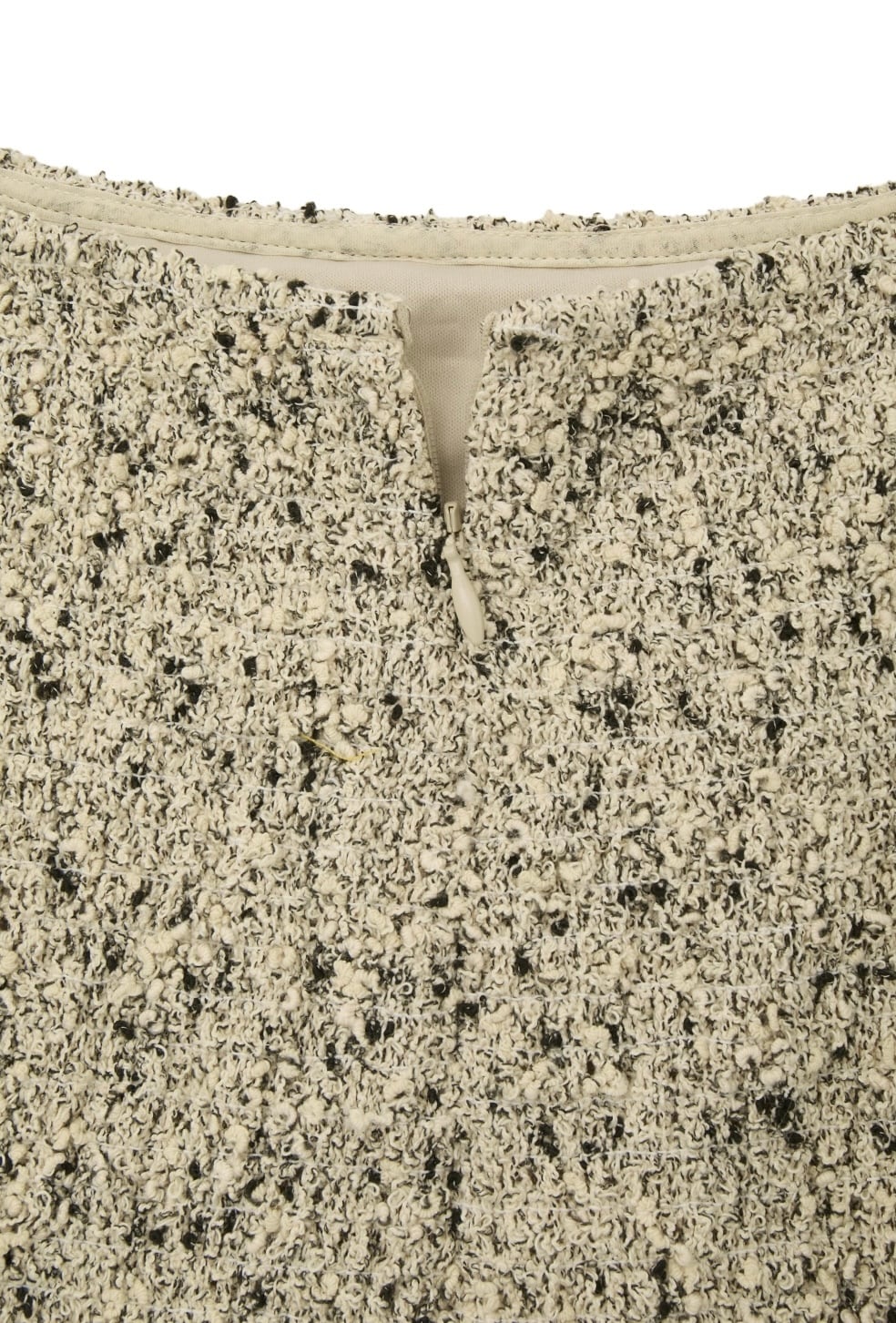 CLANE MIX MESH GATHER SKIRT -IVORY- | Chapel