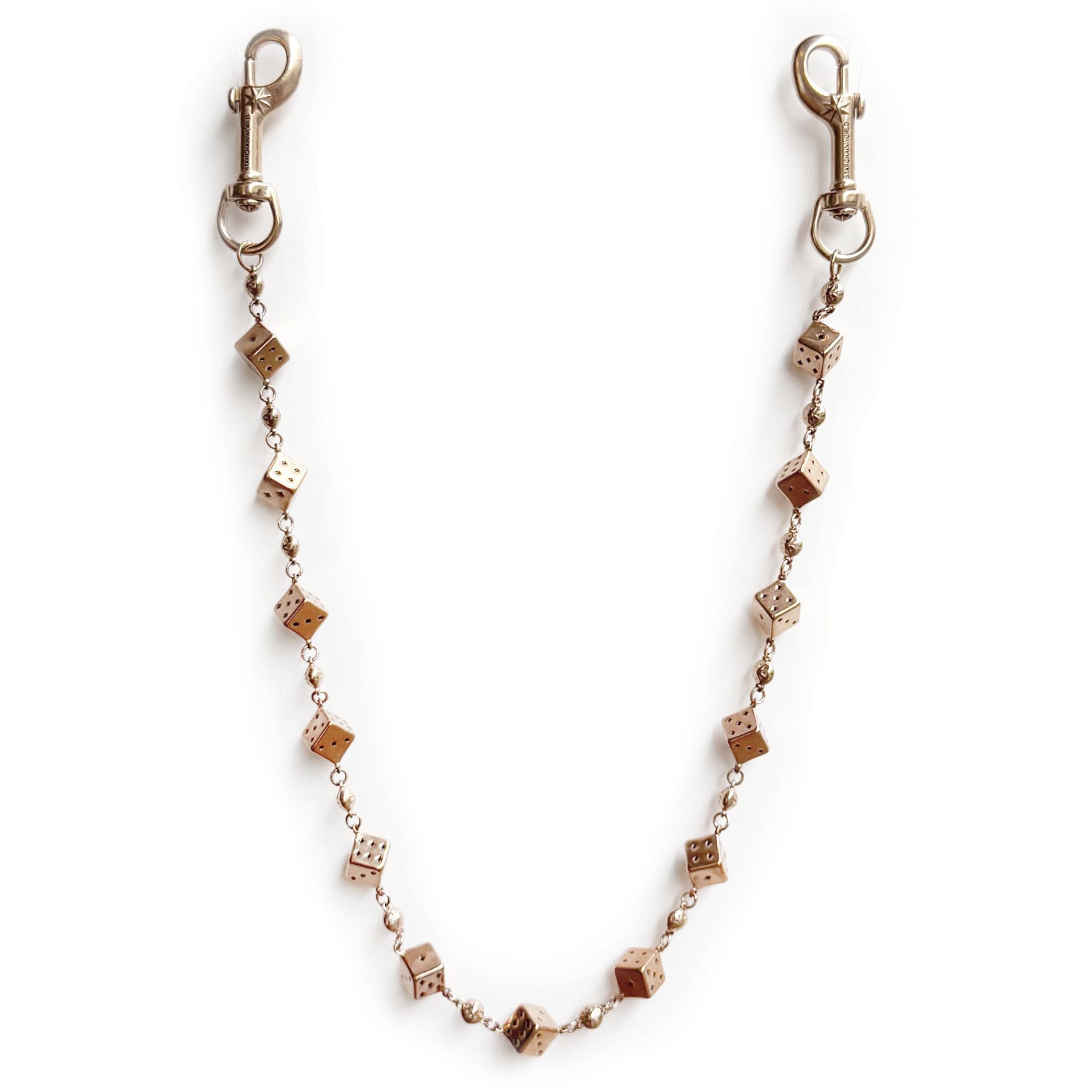 StarChain World / ROSE GOLD DICE WALLET CHAIN | HOLICK