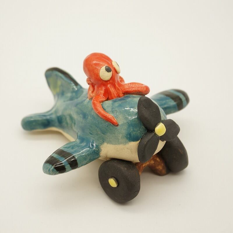 たこのオブジェ 乗り物シリーズ【369（みろく）】 | 沖縄の工芸品