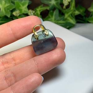 37.天然石とお出かけ☆フローライトカバン・バック