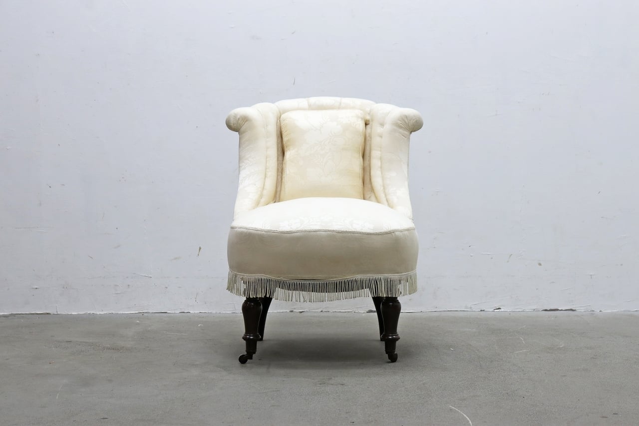 在庫2脚 ヴィンテージ クラシカル ラウンジチェア 1Pソファ アーム