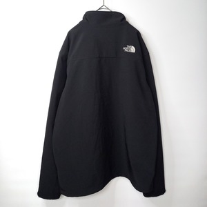 ノースフェイス　ソフトシェル　ジャケット　フリース　裏起毛　シンチラ　刺繍ロゴ