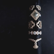 K18 PT Salt &Pepper Diamond Broun Diamond Ring