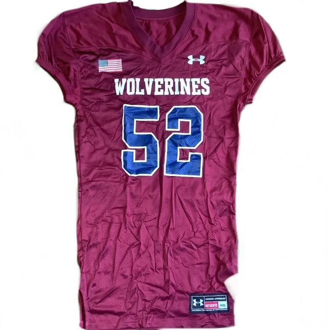 【M】UA ウルヴァリン アメフト ジャージ/メッシュ