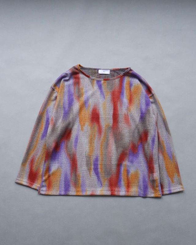 Urig TIE-DYE OVERSIZED PO LS (PPL/YEL)