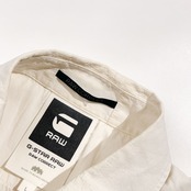 G-STAR RAW ジースターロウ RAW CORRECT 長袖シャツ サイズ L /ホワイト系 メンズ  ワーク