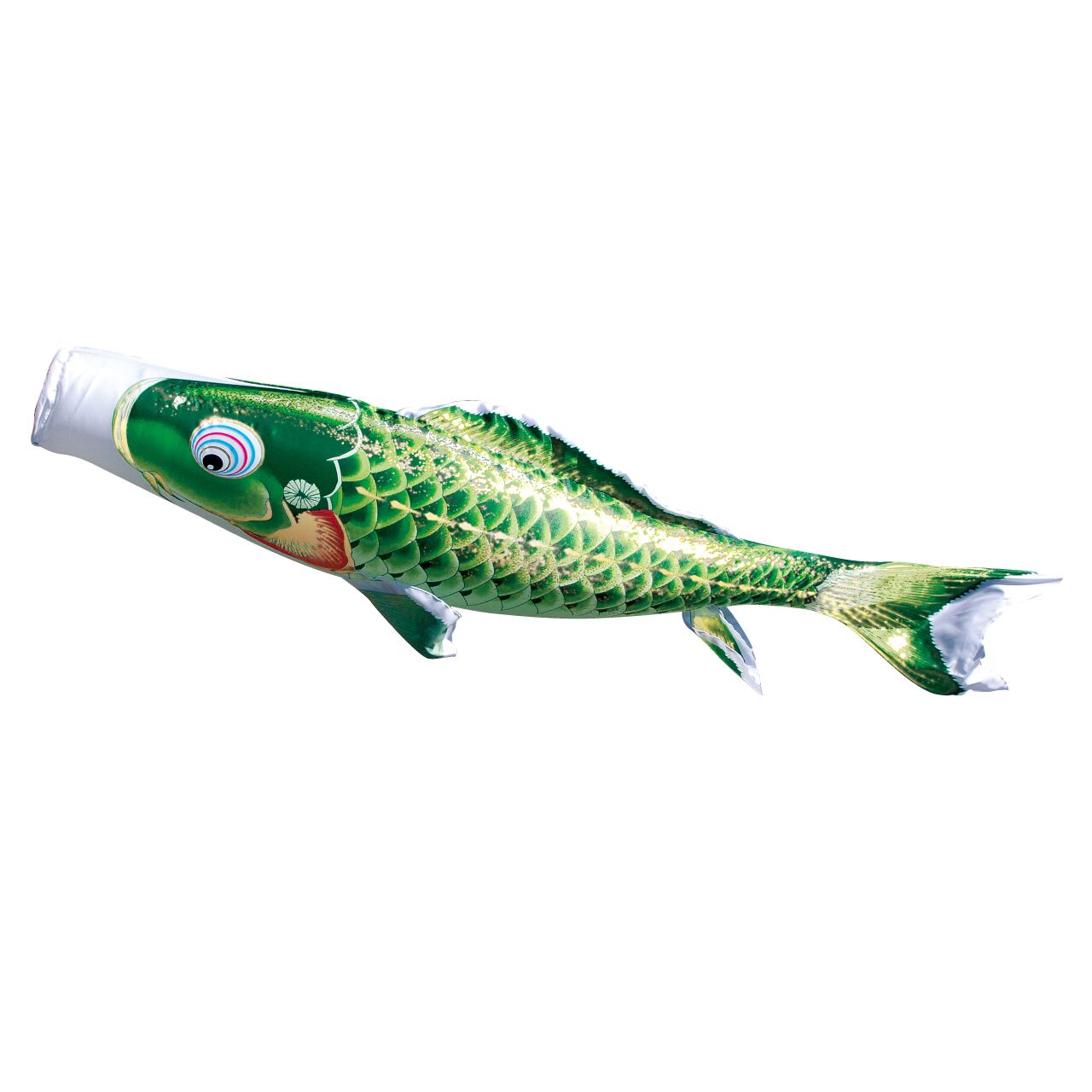 千寿　緑　1M　単品販売（徳永鯉のぼり）