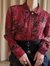 ALFRED DUNNER rétro pattern shirt-5176-3