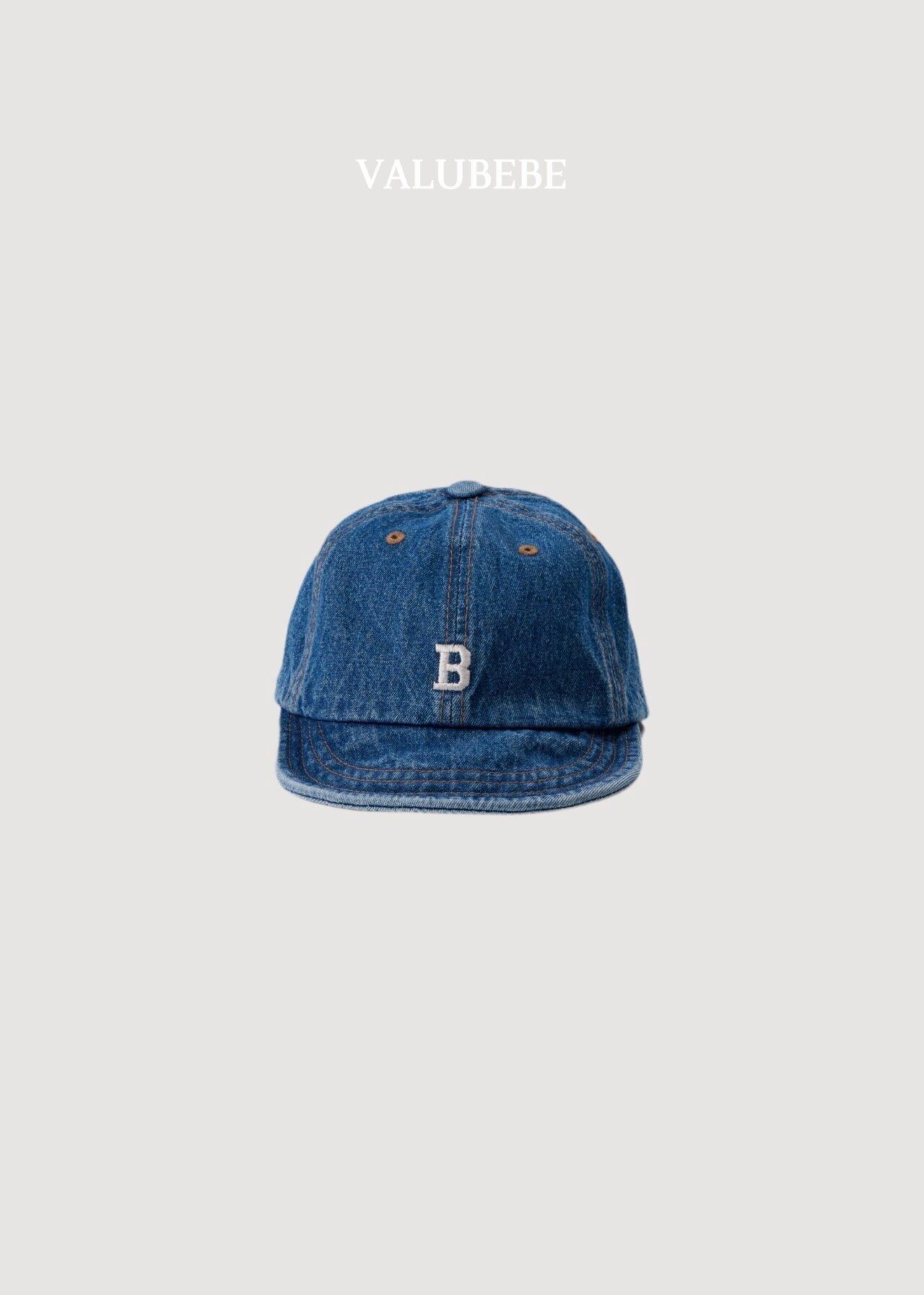 送料無料【予約】/ Bデニムキャップ / valubebe