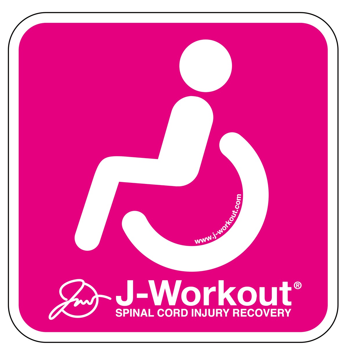 オリジナルマグネット 車いすマーク J Workout株式会社 オリジナルマグネット 車いすマーク J Workout株式会社