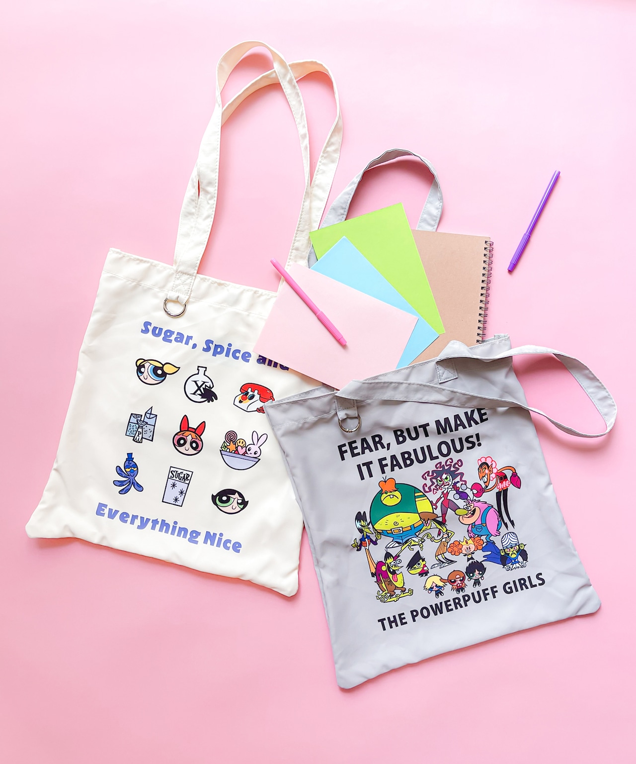 F261013_The Powerpuff Girls×Flapper A4トート - 1
