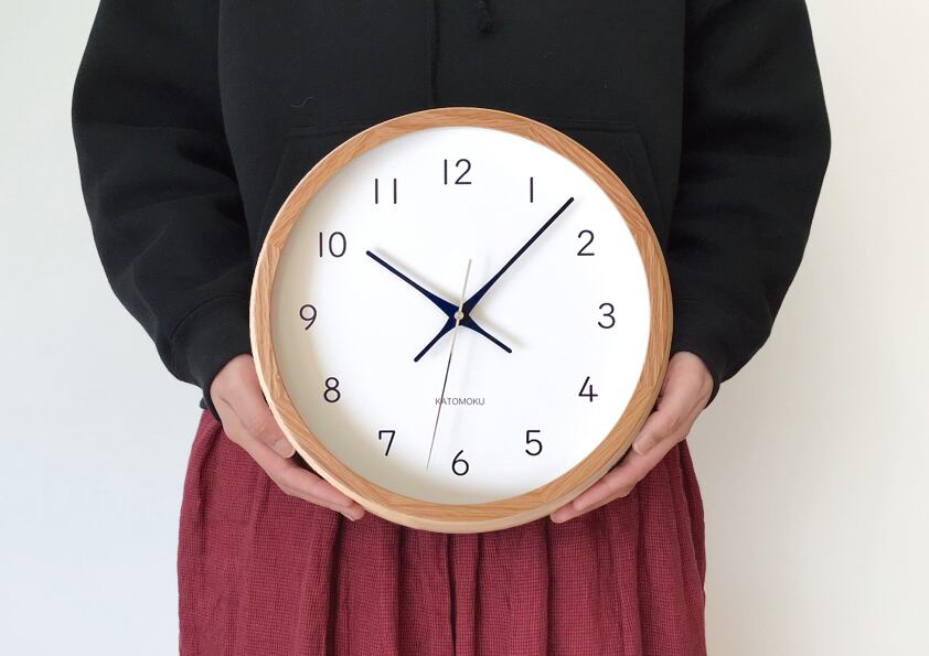 KATOMOKU muku clock 13 オーク km-104OA 掛け時計 | 加藤木工 KATOMOKU muku clock 13 オーク km-104OA 掛け時計 | 加藤木工