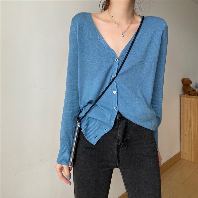 オータム薄手 ロング カーディガン 秋物 1号婦人12239824604