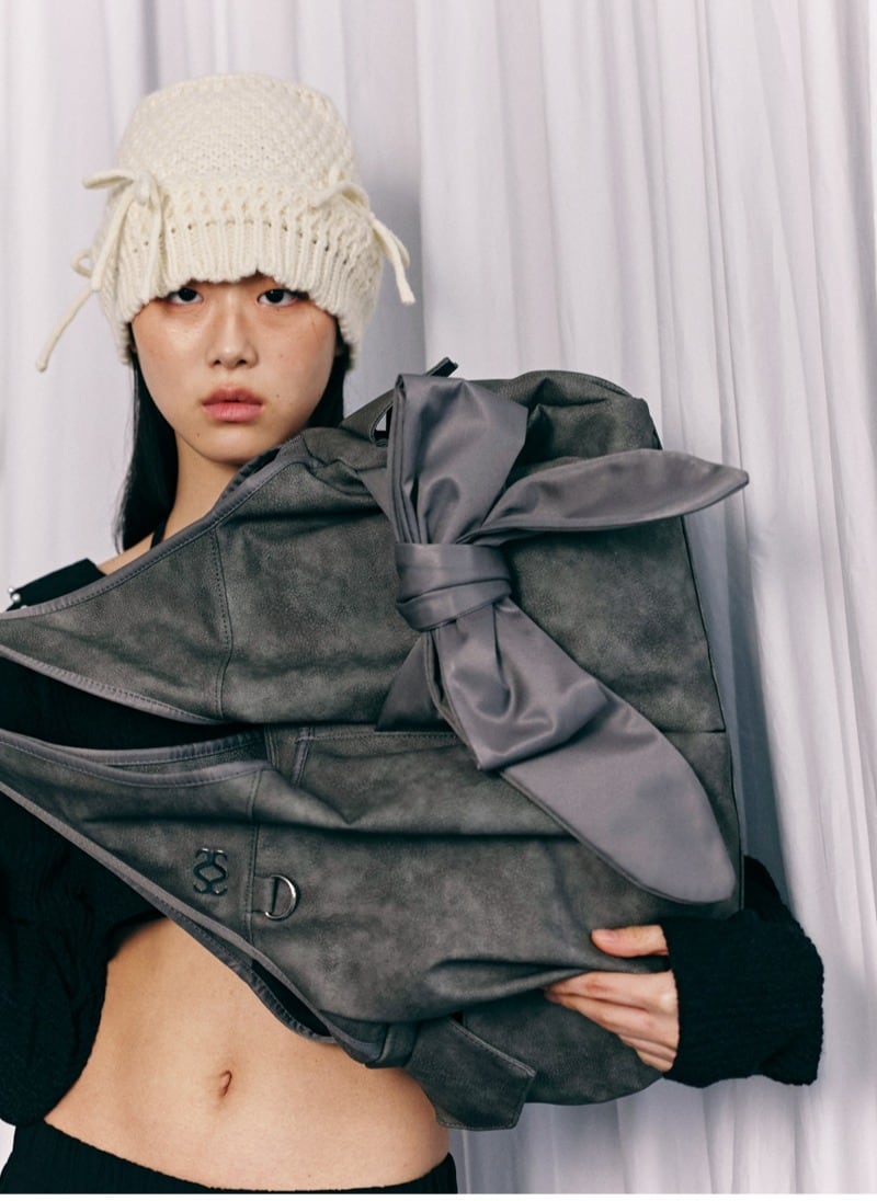 ILLITウォンヒ着用　【siweol107 】ボウショルダーBag ☆ILLIT ウォンヒ 着用！！【siweol107】Bow Shoulder Bag (Available