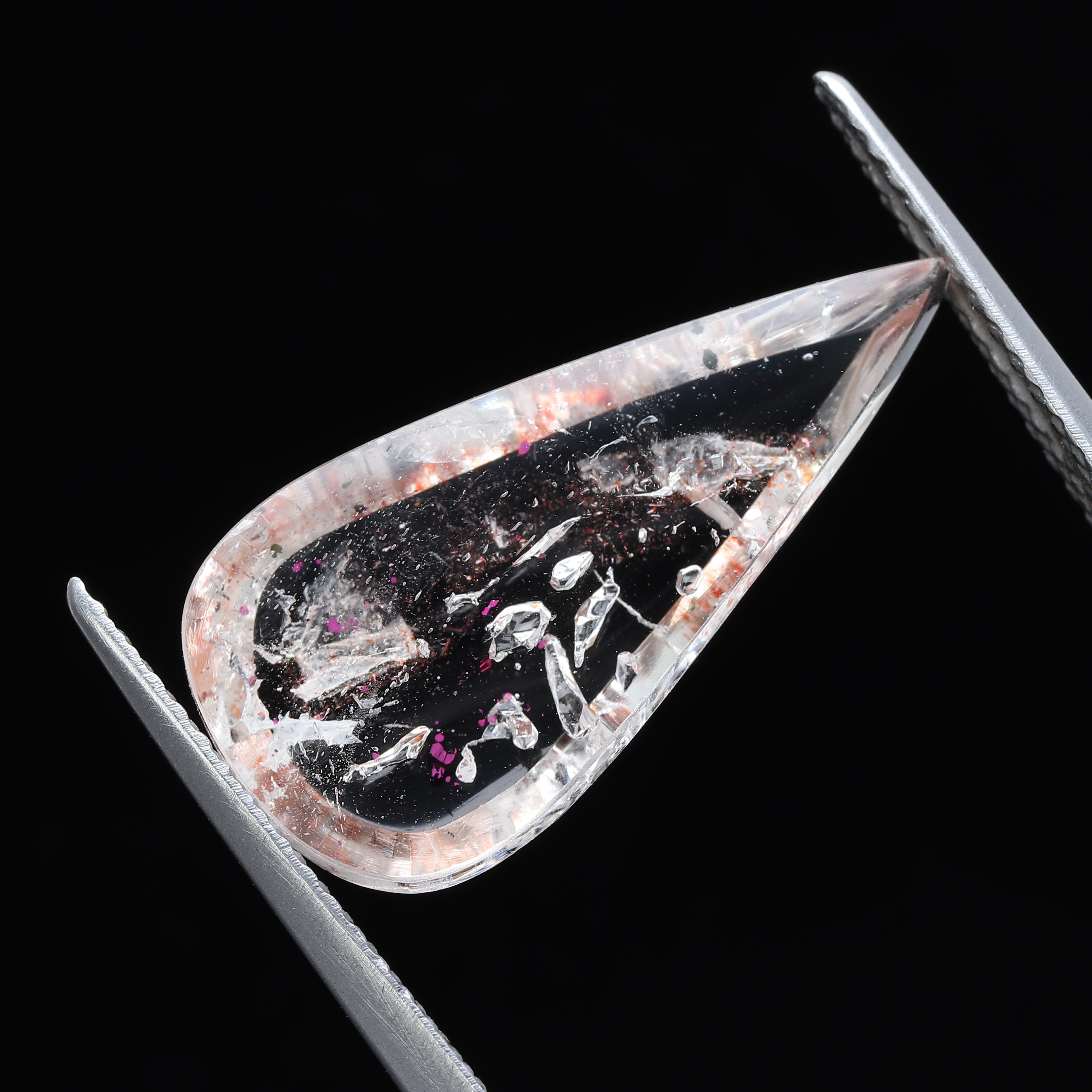 超レア 流砂入り！水入り水晶リング☆古代水入り シルバー925 | Pay ID