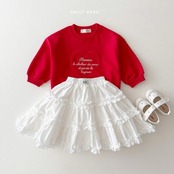 韓国子供服 / 26Autumn / 〖取寄〗DAILYBEBE / ピュアロングスカート / キッズ服 / ジュニア服 / 秋服 *XS~JL*