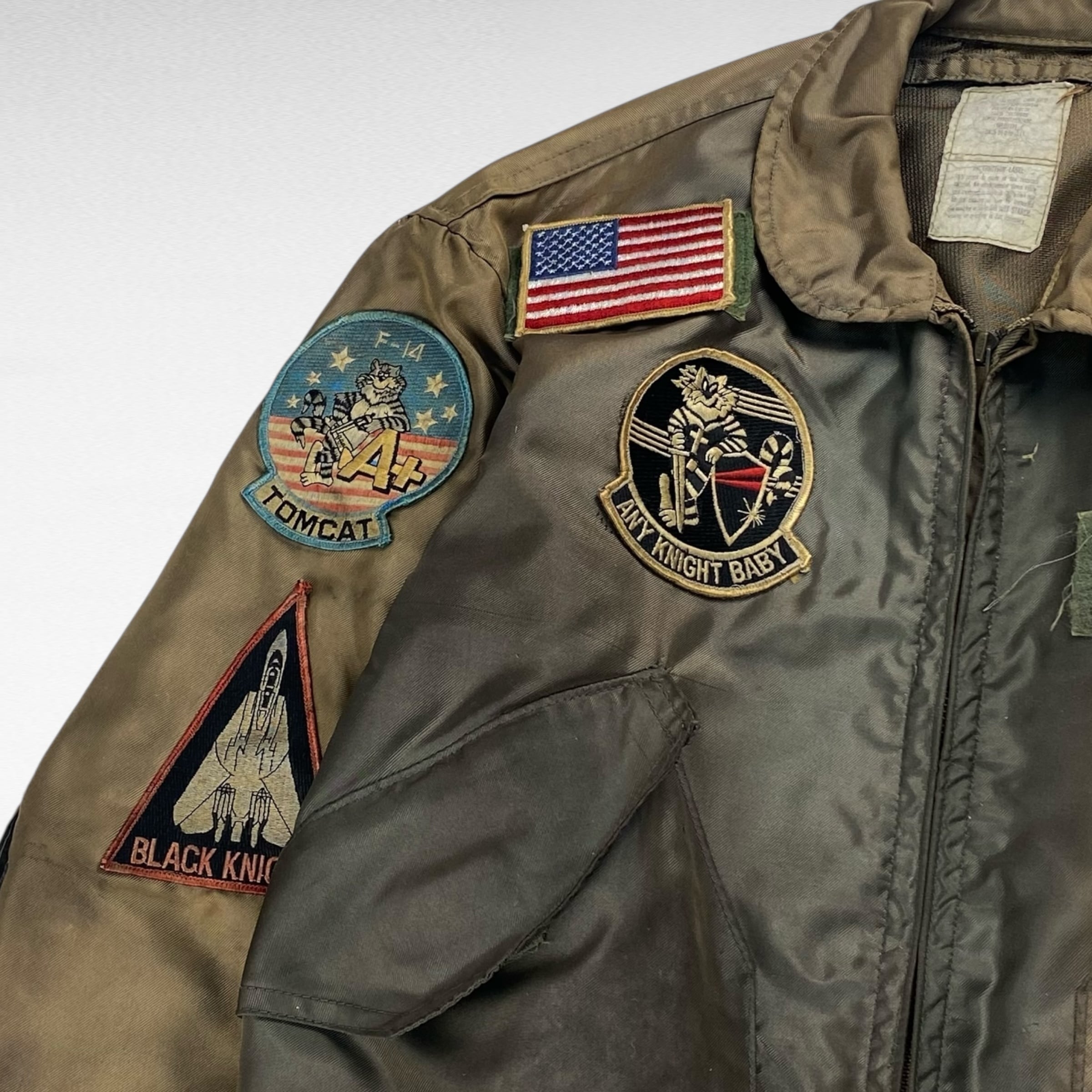 USAF CWU-36P ALPHA社製 フライトジャケット 民生品 Mサイズ ≪ALPHA≫ CWU-36/P フライト ジャケット / M size (USED)