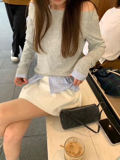 (予約) riette / Off knit 3color