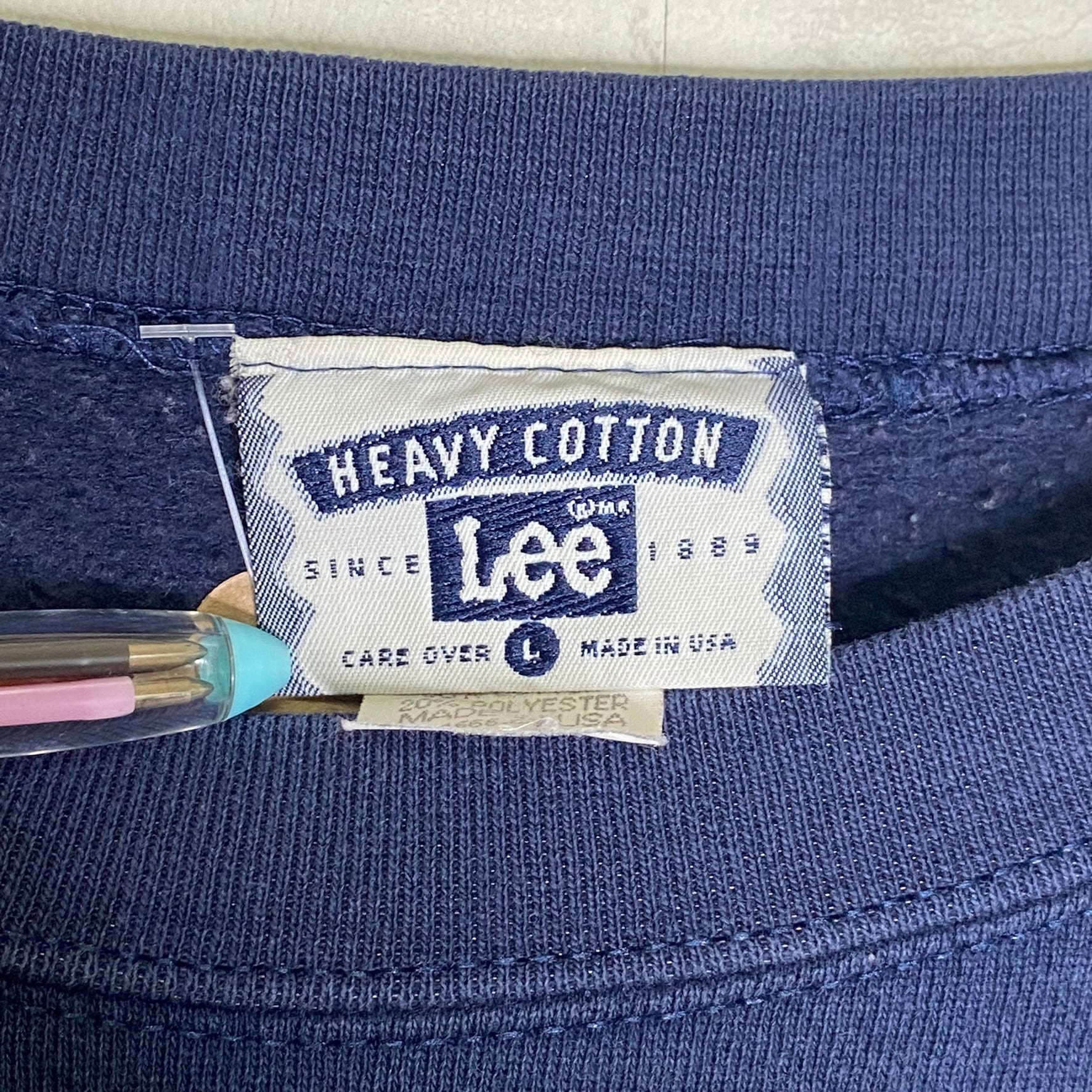 Made in USA】Lee スウェット L（XL相当） 刺繍 厚手 | 古着屋OLDGREEN