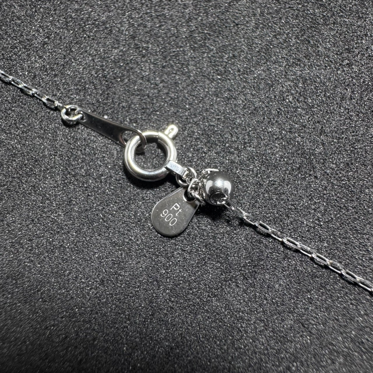 Pt900 0.23ct 一粒 ダイヤモンド ネックレス シンプル 6本爪 ライト