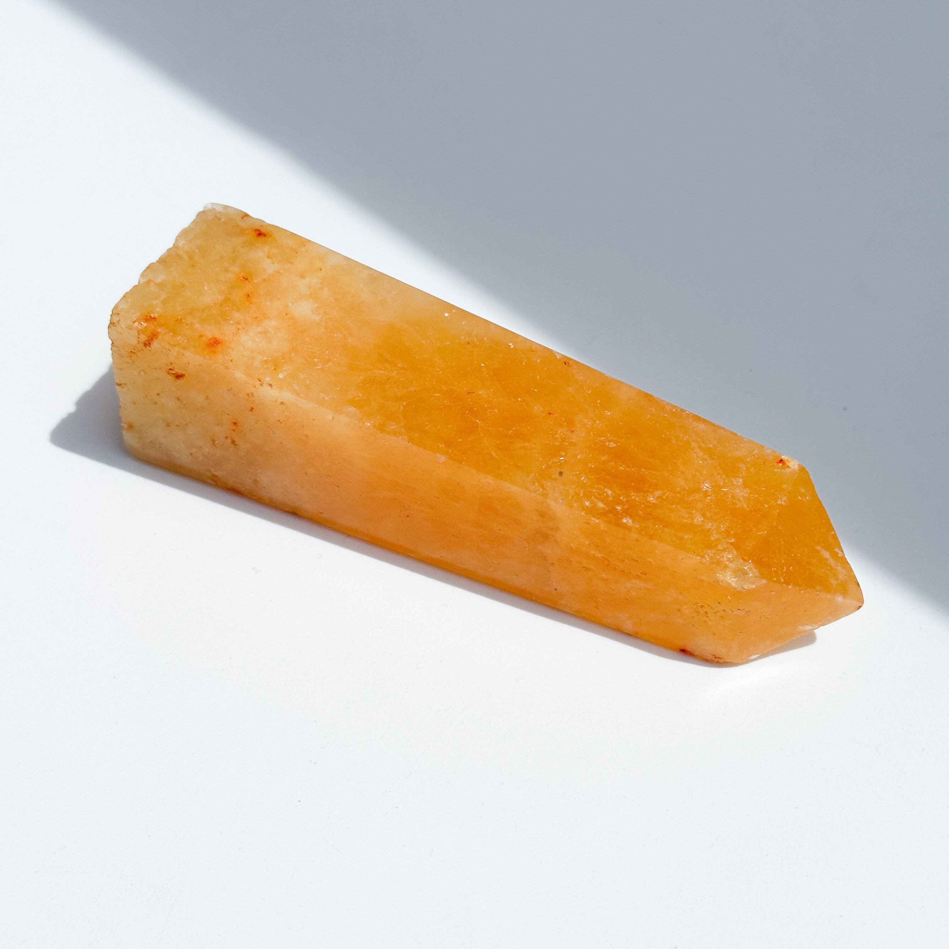 オレンジカルサイト タワー型64◇ Orange Calcite ◇天然石・鉱物