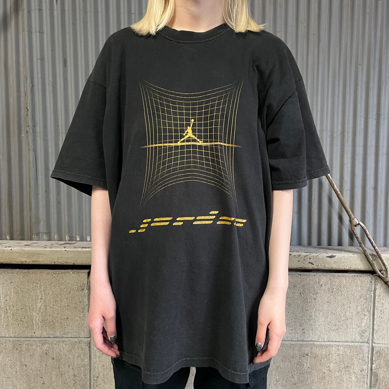 00年代 JORDAN ジョーダン NIKE ナイキ プリントTシャツ メンズL 古着 