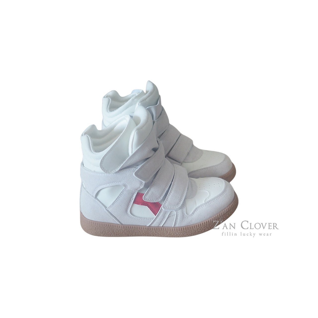 ZAN CLOVER［取寄］velcro hightop sneakers 26winter
