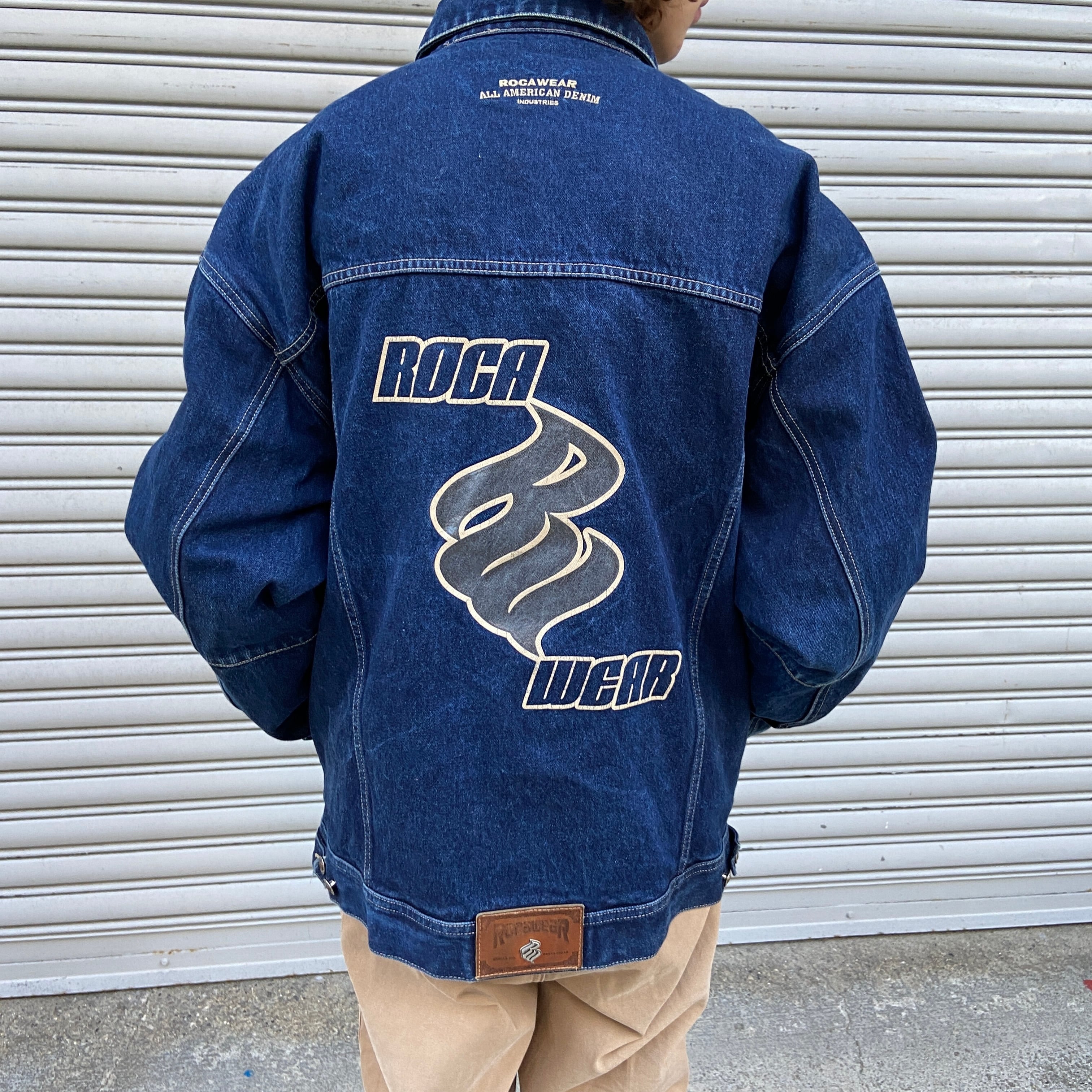 送料無料』Roca wear ロカウェア ビッグサイズ デニムジャケット XXL