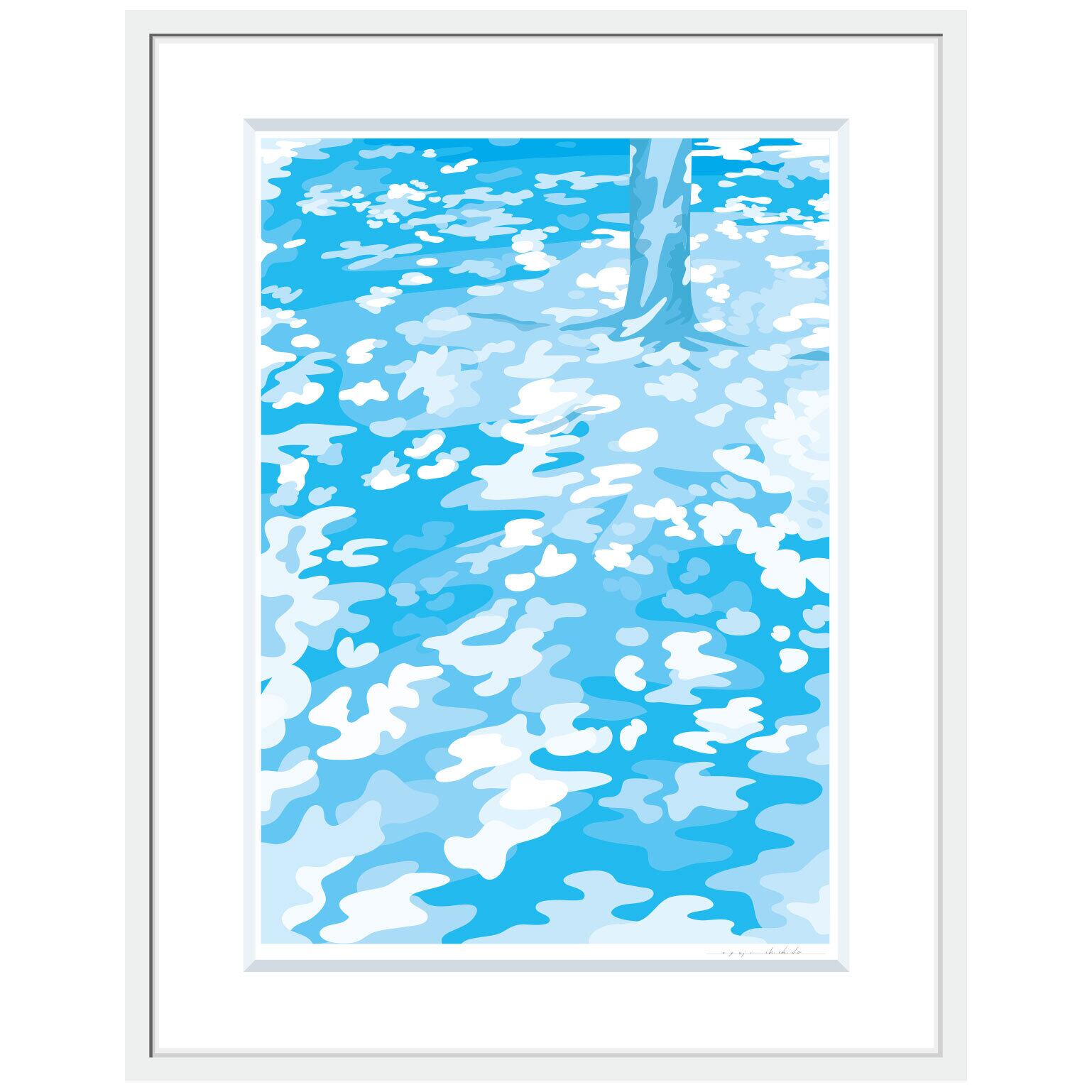 No.Ha-005「暖かい背中」ジクレープリント額装 L size