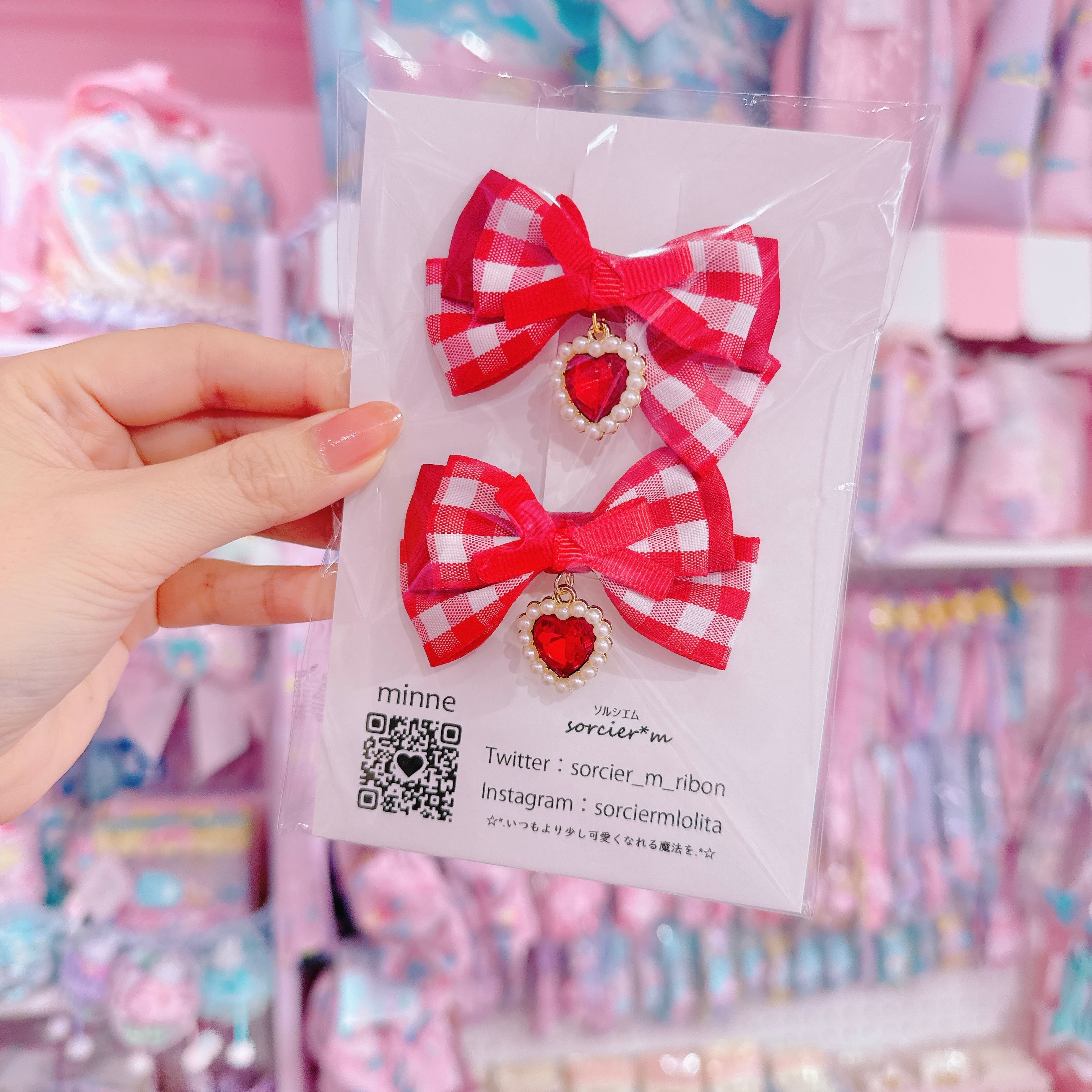 【E10】8-7ツインヘアクリップ