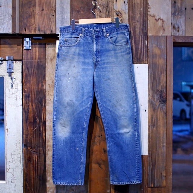 1970s Levi's 505 0217 66 Single Vintage Denim Pants / ヴィンテージ ６６ 前期 表記W35！