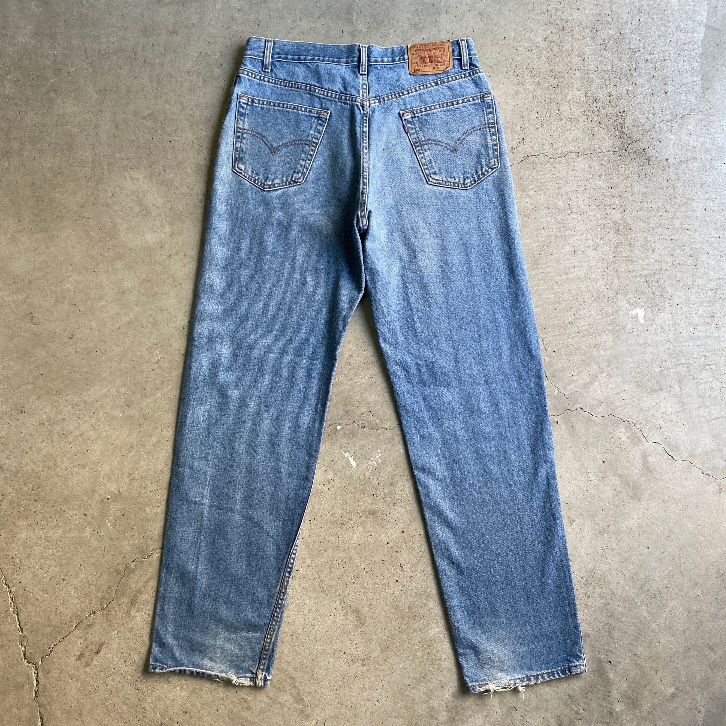 カナダ製 90年代 Levi's リーバイス 550 RELAXED FIT テーパードデニム ...