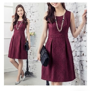 ★送料無料★L(11号)☆シンプルなシルエットのワンピース(OPN4178)