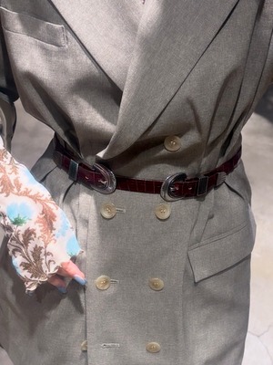 【27SS | 先行予約】FUMIE TANAKA フミエタナカ / ベルト / native W belt