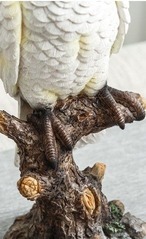 置物　鳥　オウム　白いオウム　オーナメント　オブジェ　動物　アニマル　飾り　おしゃれ　かわいい