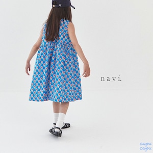 «sold out» NAVI フラワーワンピース 2colors