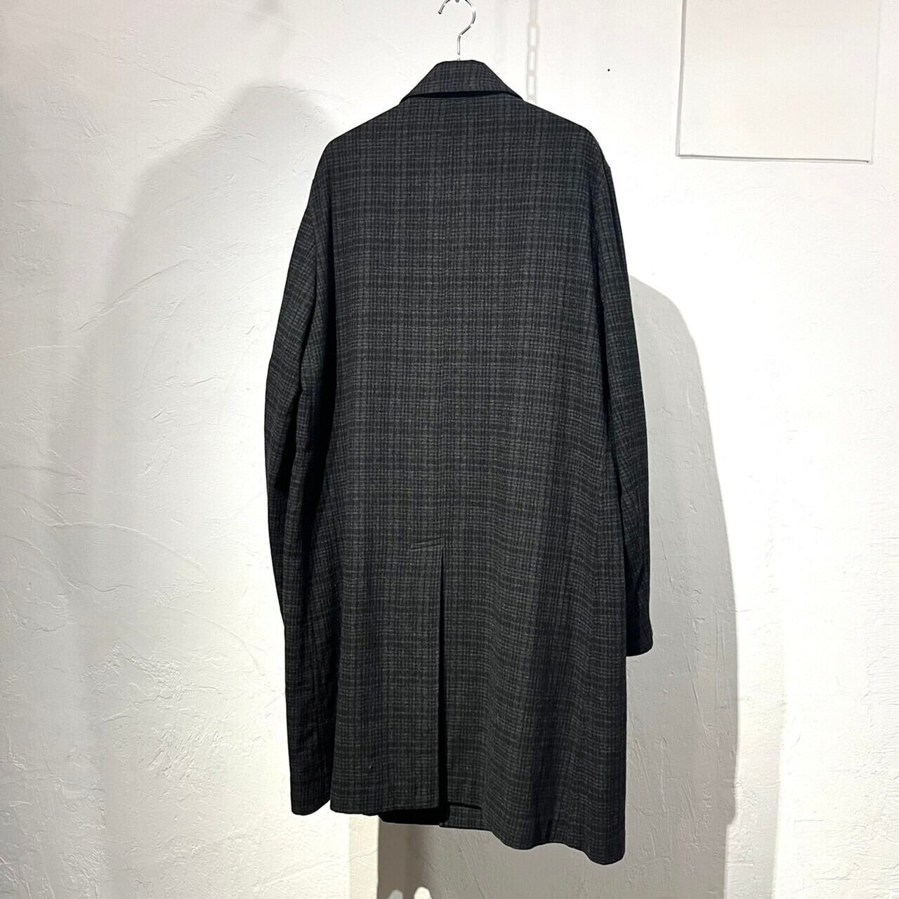 15AW Yohji Yamamoto COSTUME D' HOMME Wool Balmacaan Coat | VOLAR