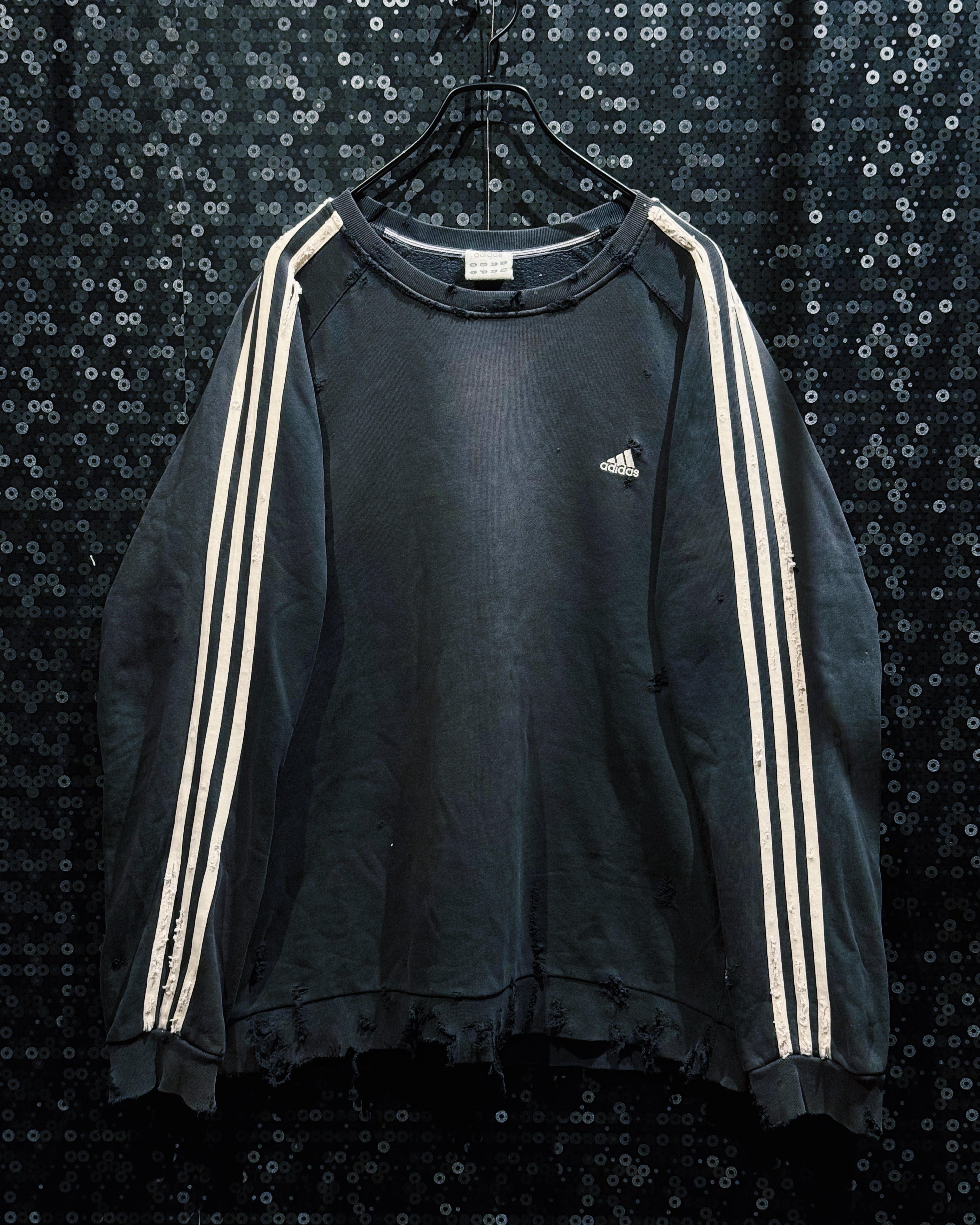 【ÆIEM】original"boro"remake adidas performance logo sweat