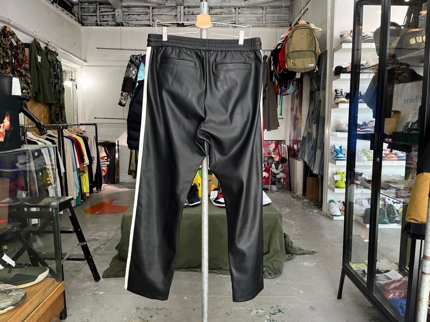 FCRB SYNTHETIC LEATHER PANT BLACK XL FCRB-230001 66600 | BRAND 