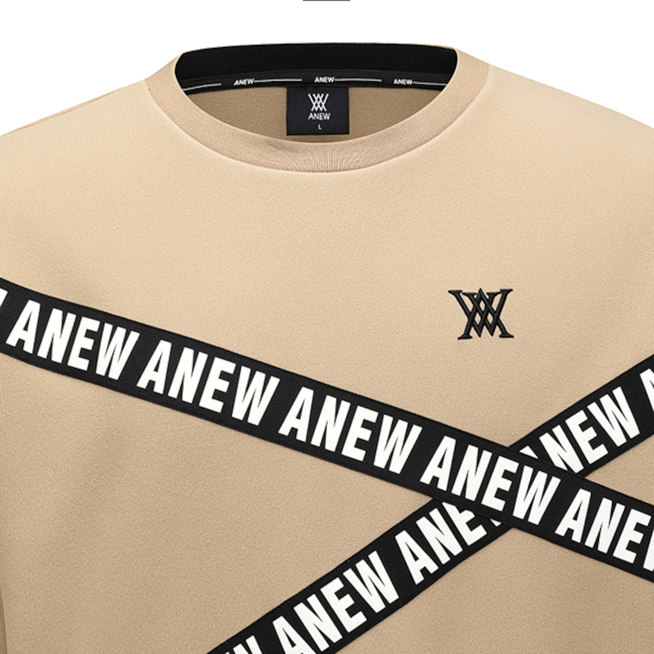 ANEW MEN TAPE ARTWORK POINT SWEATSHIRT