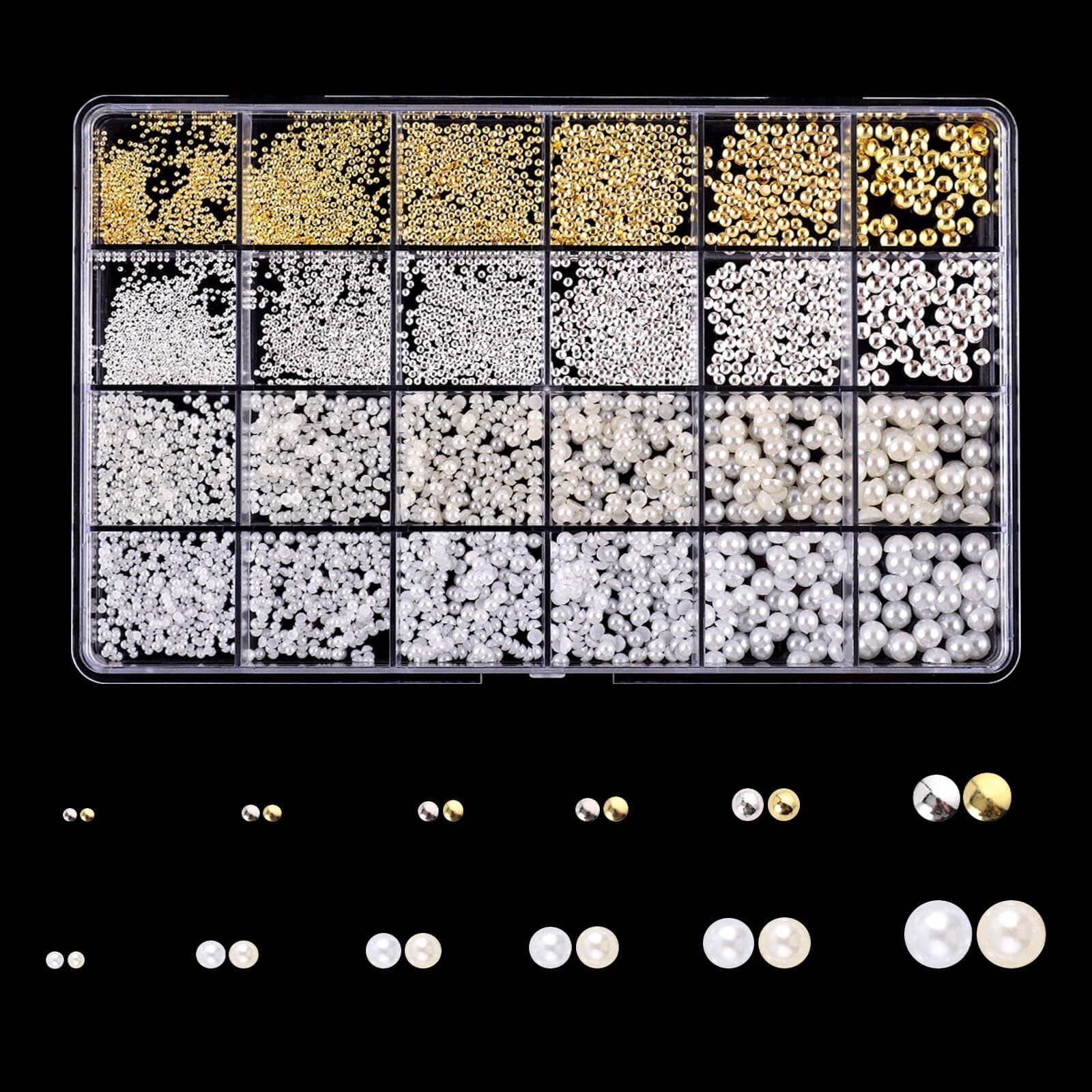 全色セット♥高分子ストーン ５mm（デコパーツ ハンドメイド ネイル） 高分子ストーン（ブラックダイヤ）＊4サイズセット ＼送料無料
