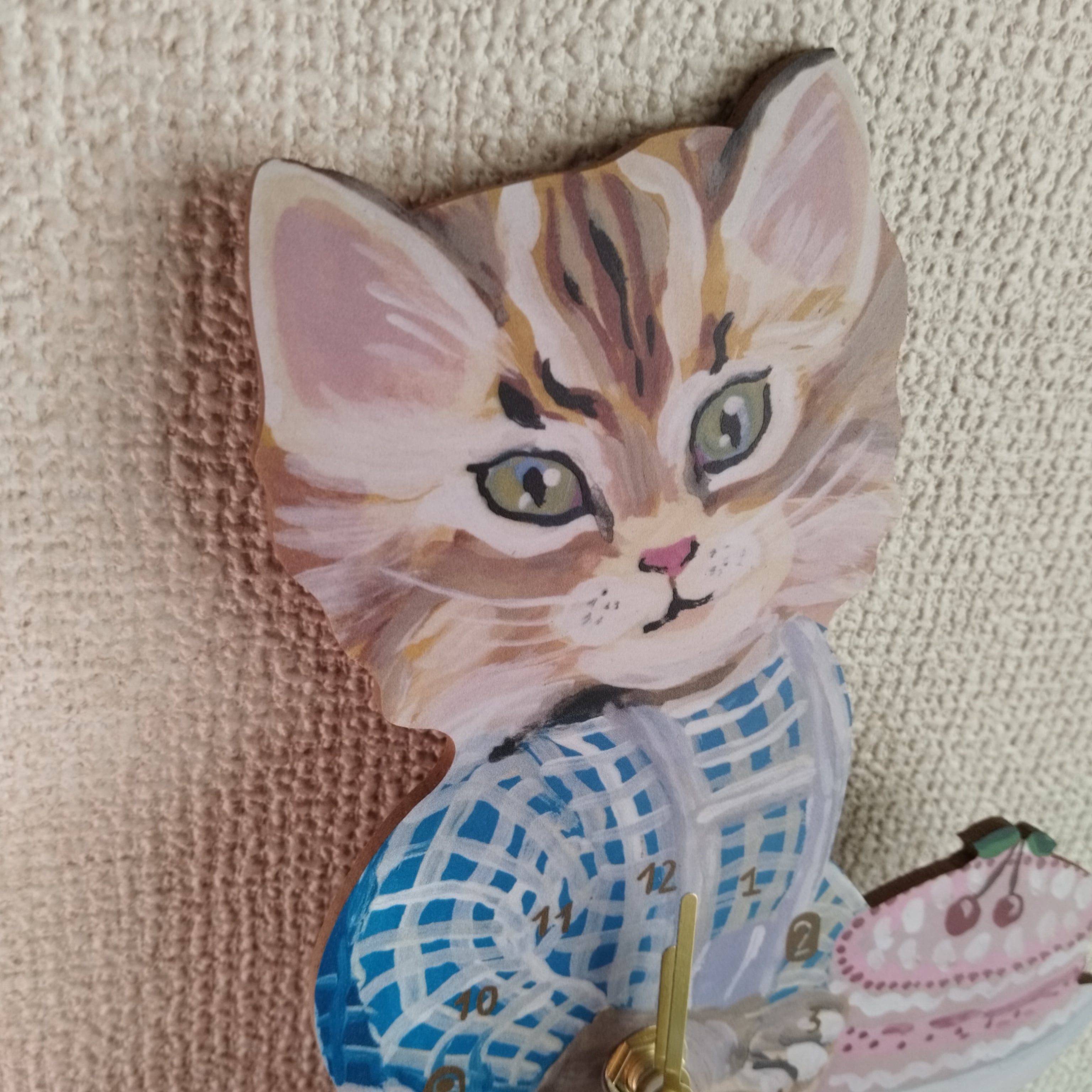 ナタリーレテnathalie lete blue eye cat 時計 | kizzifabric