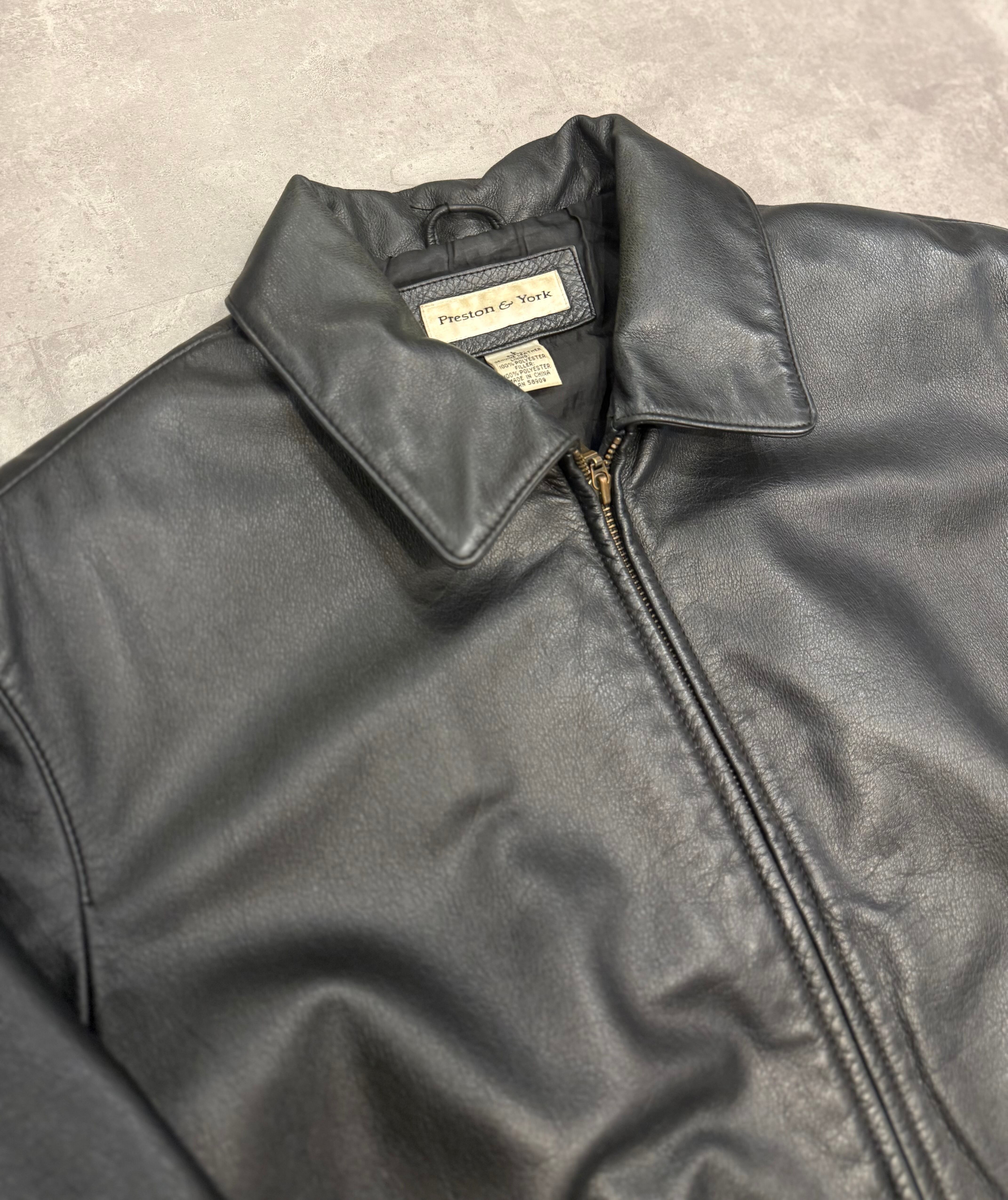 PRESTON & YORK LEATHER JACKET | ancient