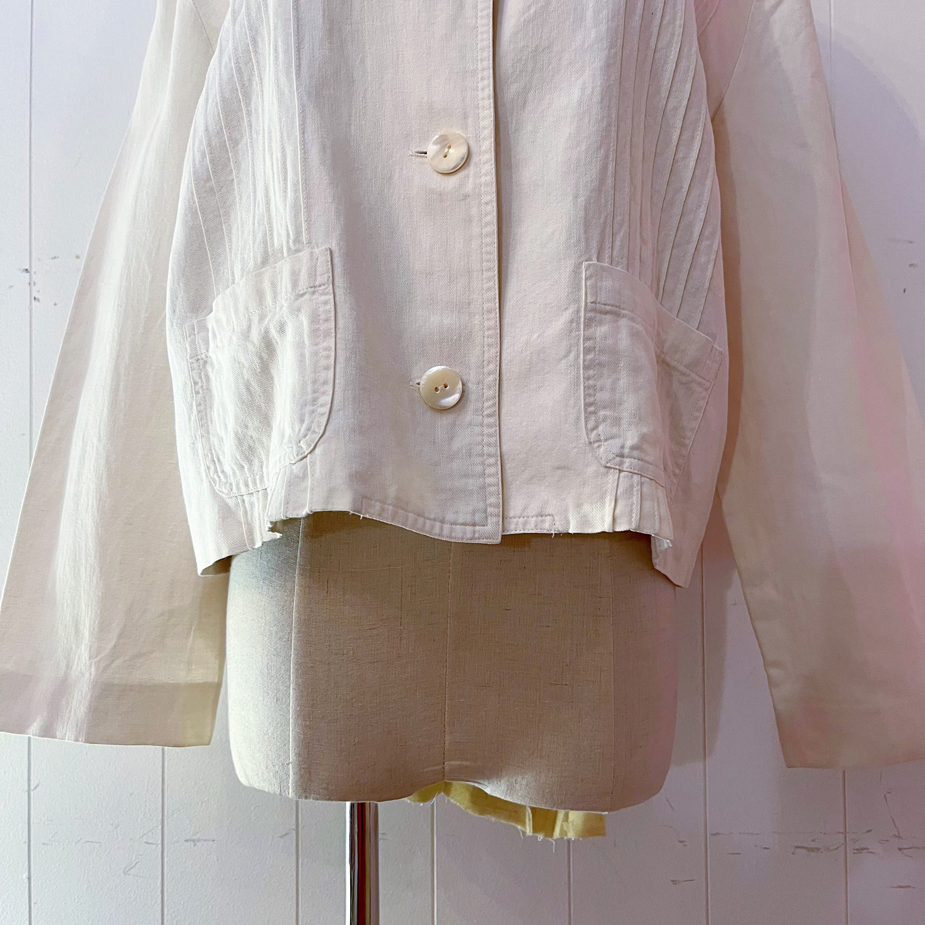 NOUGAT SUGAR / off white cotton jacket