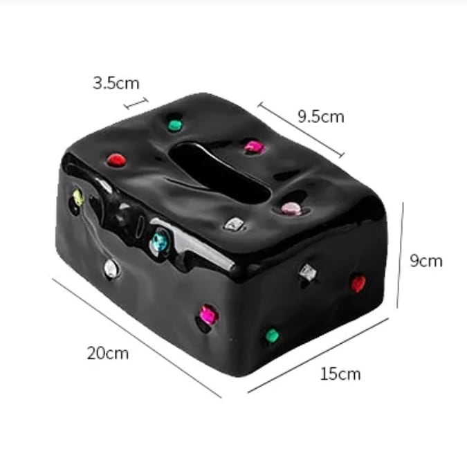 jewel tissue case 3colors / ジュエル ティッシュ ケース カバー