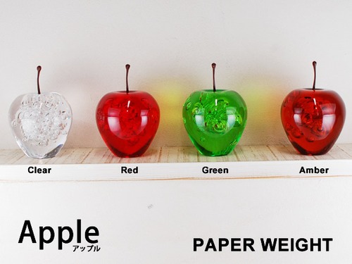 Apple アップル Peper Weight ペーパーウエイト 全4色 文鎮 置物 オブジェ インテリア DETAIL