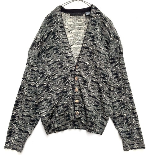 Vintage ethnic pattern knit cardigan [1980s] [Jhane Barnes] Vintage Cardigan